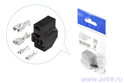 Колодка соединит. реле (в к-кте с 4-мя клеммами, 2х(0,50-1,00мм кв.)+2х(1,50-2,50мм кв.))