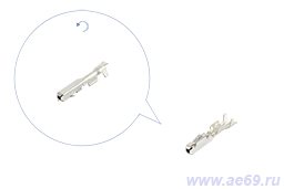 Клемма колодок (разъёмов) ЭБУ СКАРТ 928999-1 (аналог) под пров. 0,35 до 0,50мм кв., лужён. мин.100шт