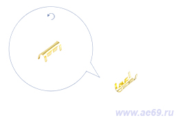 Клемма соединительная (под провод от 1,50 до 2,50мм кв латунь)мин.100шт