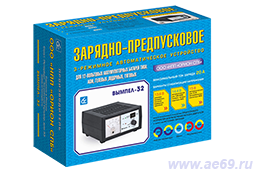 Устройство зарядное "Вымпел-32" (автомат, 0,8-20А, 3-х режимн,стрелочный амперметр)