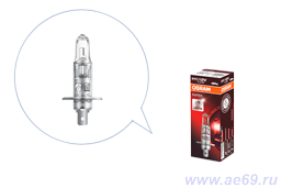 Лампа галог. H1 12*55 (б\пров.) "Osram" Super +30% Германия. 64150SUP