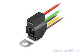 Колодка реле разъём реле сокет реле фишка реле соединитель реле коннектор реле с проводами 0,75 1,50 авто  98.3747 Калина Приора Гранта 5910СБ5