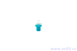 Лампа А12* 1,2 безцок. с патроном (ВX8,5d), голубой "Osram" Германия