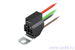 Колодка соединительная реле в сборе с 4-я проводами 2х0,75+2х1,50мм кв L=120мм 98.3747 Калина Приора Гранта<br />
