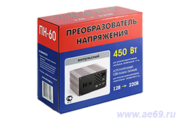 Преобразователь напряжения "Орион ПН60" 12-220В 450Вт, USB