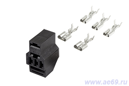 Колодка соединит. реле (в к-кте с 5-мя клеммами, 3х(0,50-1,00мм кв.)+2х(1,50-2,50мм кв.))