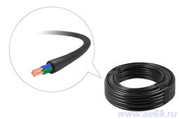 Провод автомобильный КГВВА провод кабель автопровод шнур автотракторный 3*0,75мм2 100 м 