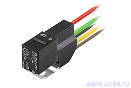  Реле силовое 98.3747 4-х конт.12В 20А с кол.5910(в сб. 4-мя пр.2х0,75+2х1,50мм кв., L=120мм)<br />
