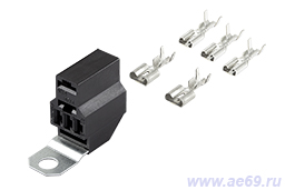 Колодка соединит. реле (в к-кте с 5-мя клеммами, 3х(0,50-1,00мм кв.)+2х(1,50-2,50мм кв.))