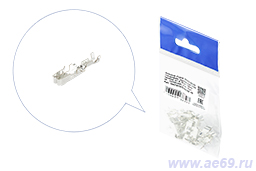 Клемма СЦНК 757474.053-02 гнездовая, колодочная (под провод от 0,75 до 1,00 мм кв., лужен.)