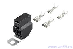 Колодка соединит. реле (в к-кте с 4-мя клеммами, 2х(0,50-1,00мм кв.)+2х(1,50-2,50мм кв.))
