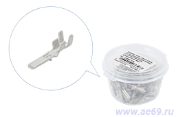 Клемма "папа" серия 2,8мм К2, колодочная (под провод от 1,50 до 2,50 мм кв., лужен.) уп.50шт