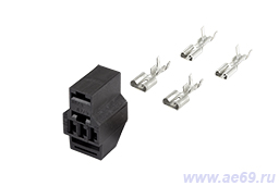 Колодка соединит. реле (в к-кте с 4-мя клеммами, 2х(0,50-1,00мм кв.)+2х(1,50-2,50мм кв.))